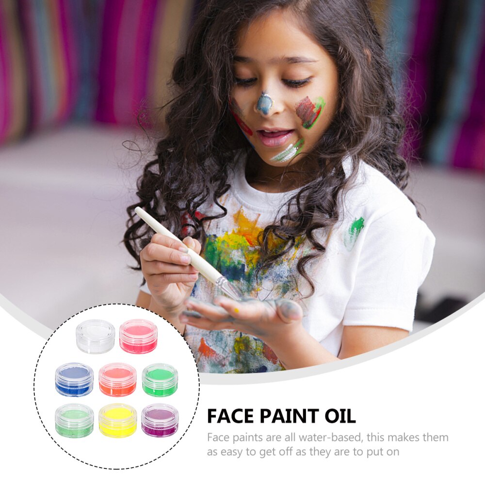 8pcs Decorative Water Based Useful Body Painting Pigments Face Paints Body Paints for Party Carnival Halloween