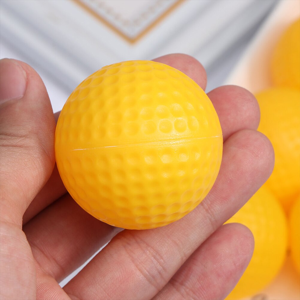 11pcs PU Sponge Golf Balls Training Golf Ball Funny Ball Toy Indoor Practice Balls Training Golf Balls