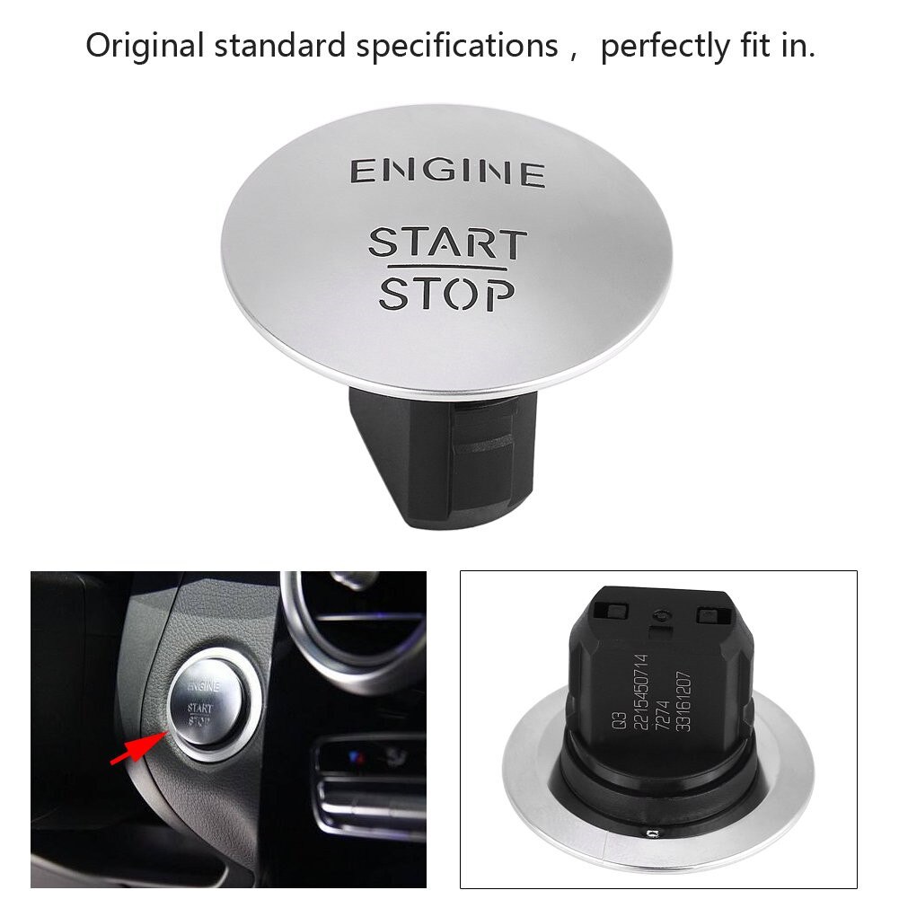 Car Engine Start Push Button Keyless Start Button Ignition Starter Car Engine Start Button Auto Accessories For Mercedes Ben