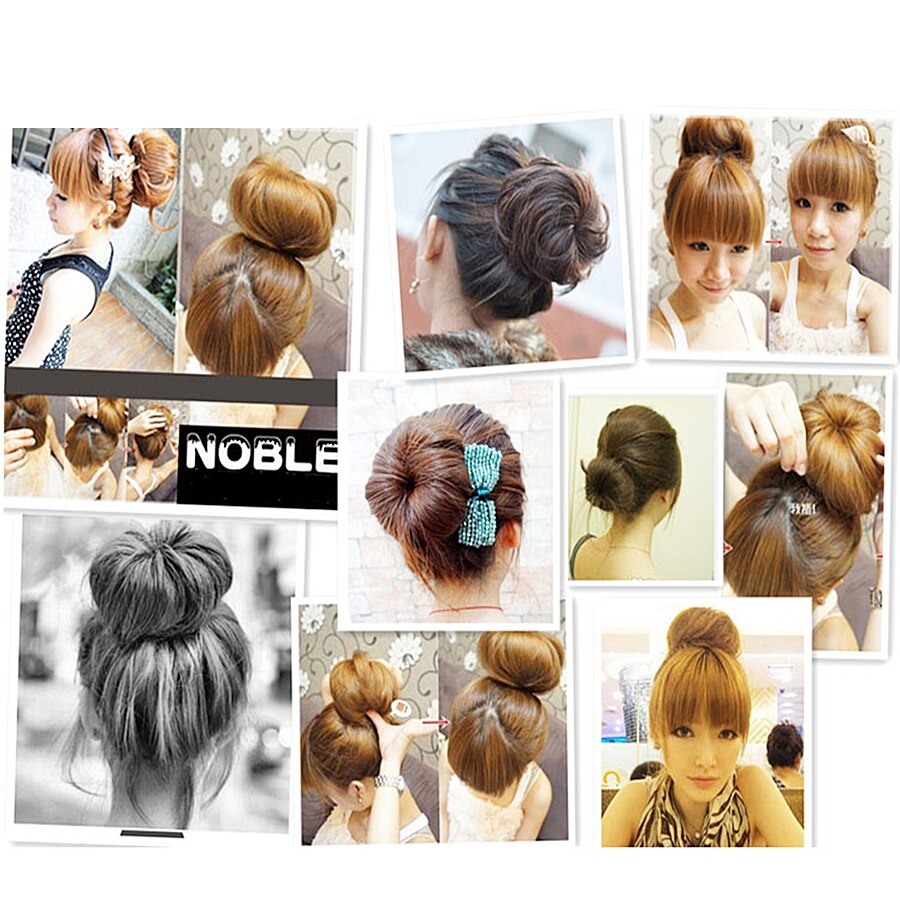 Leeons S/M/L Haar Donut Bun Maker Haar Broodje Accessoires Haar Tools Styling Diy Magic Bun Maker franse Vlecht Haar Tool 3 Kleuren