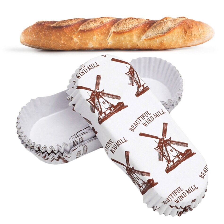 200Stck Windmühle Cupcake Verpackung Muffins Stiefel bilden Papier Backen Tassen Haustier Film Wärme Beständig Brot Tablett Küche Kuchen Werkzeuge neue