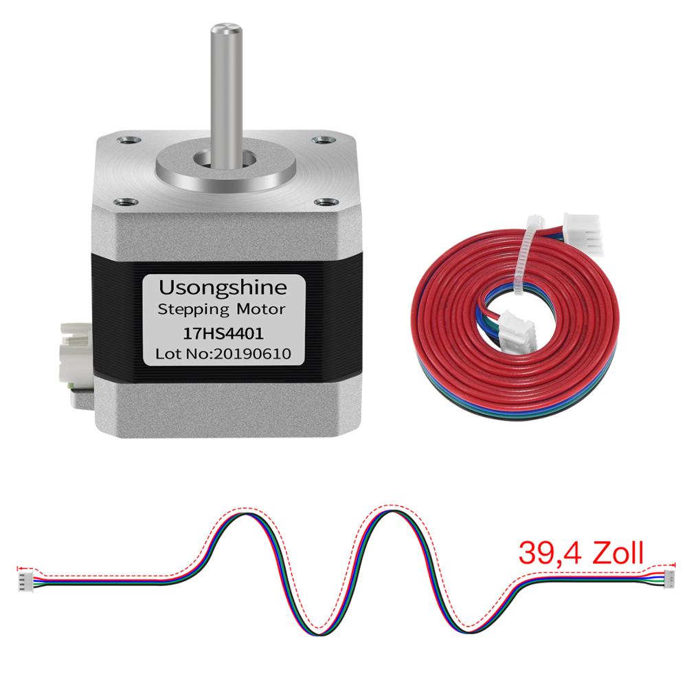 Nema 17 38Mm Stappenmotor 42 Motor 4-Lood 17HS4401 NEMA17 42Bygh 1.5A Met Dupont lijn Voor 3D Printer En Cnc