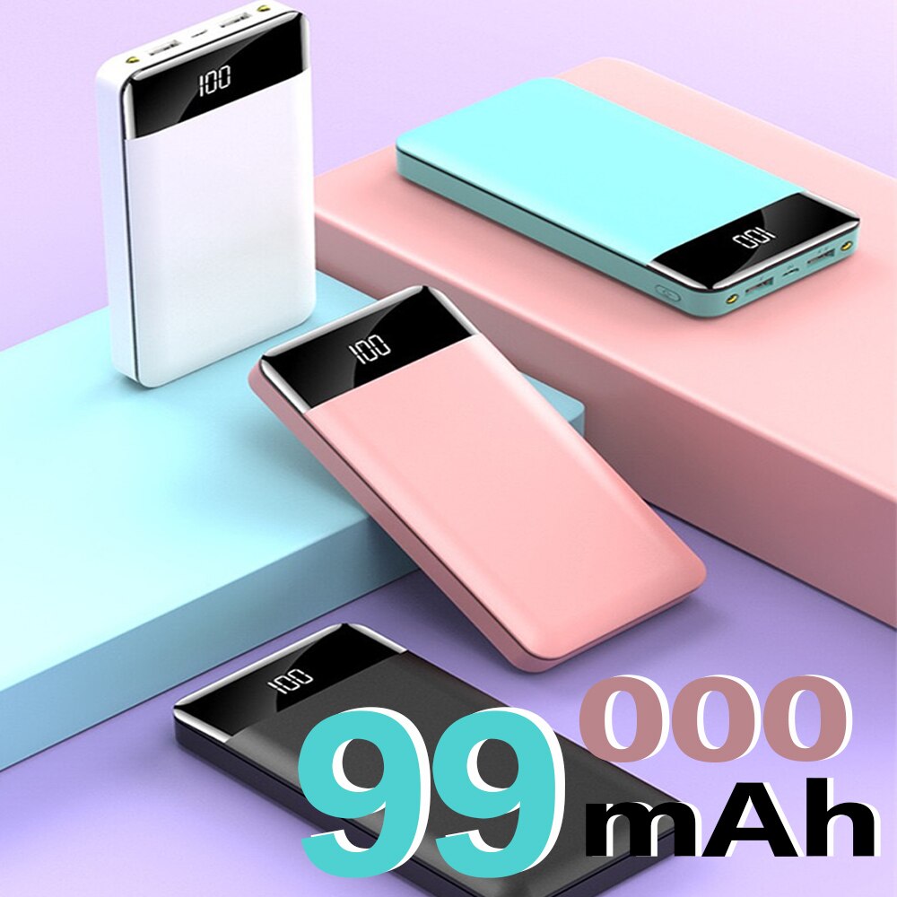 Power Bank 99000 MAh Fast Charging PD Power Bank For iPad Laptop External Battery For iPhone Samsung Xiaomi Phone