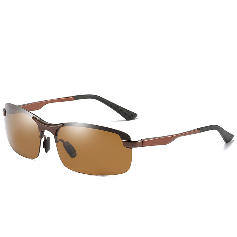 Mode vierkante meekleurende zonnebril mannen gepolariseerde vintage rijden zonnebril mannen oculos de sol masculino