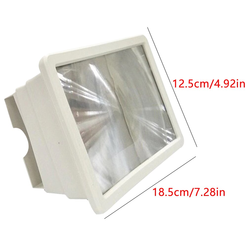 F2 Opvouwbare Mobiele Telefoon 3D Movie Versterker Screen Vergroten Hd Stralingsbescherming Vergrootglas Met Standaard Houder