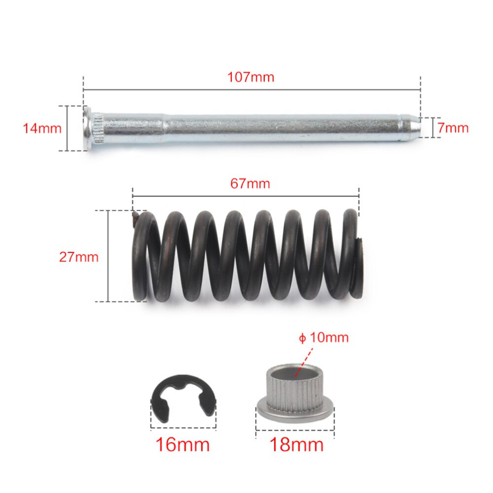 Car Door Hinge Pin Set Front Back Doors Hinge with Spring And Bushing Kit Car Accessories