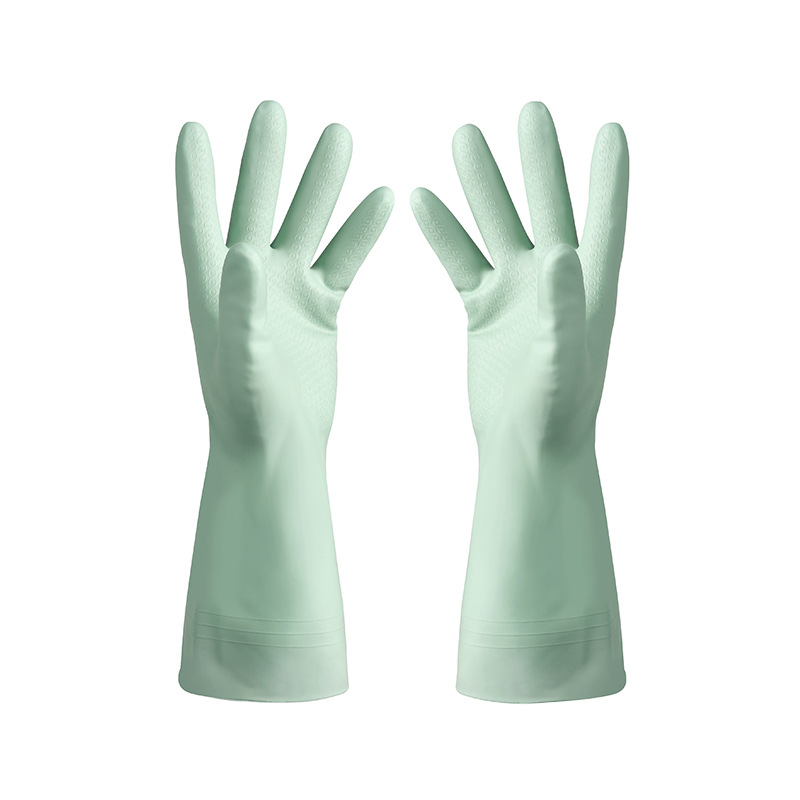 Keuken Afwashandschoenen Verdikte Duurzame Waterdichte Reiniging Huishoudelijk Werk Dames Wasserij Latex Rubberen Handschoenen # 3342