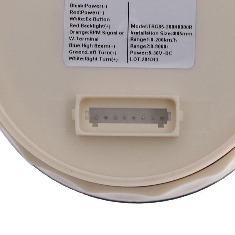 12000 Rpm Auto Boot Toerenteller Motor Tacho Gauge Met Lcd Urenteller Digitale Display Toerenteller Voor Vrachtwagen Motorfiets