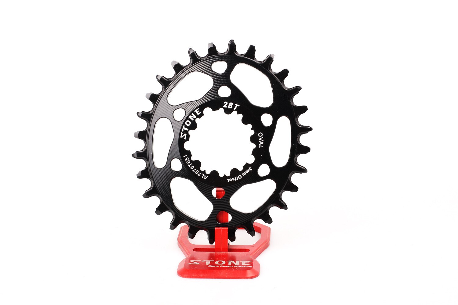 3mm Offset Oval Chainwheel 28T to 30T for Sram DUB Boost 148 GXP Crank Eagle XX1 X01 chain ring plato ovalado: Ovak 28T black