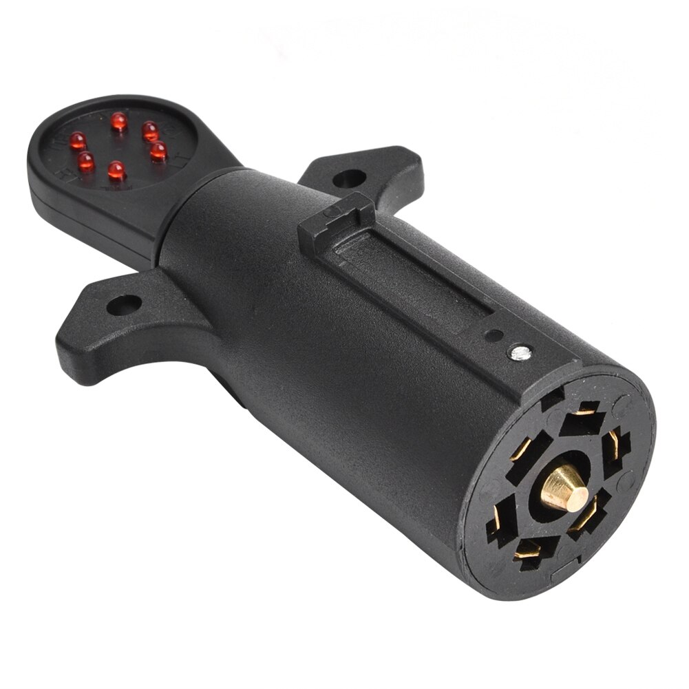 Trailer Socket Tester 12V 7pin flat tester Towing Light Wiring Cable Circuit Plug Socket Tester for Auto Trailers Car