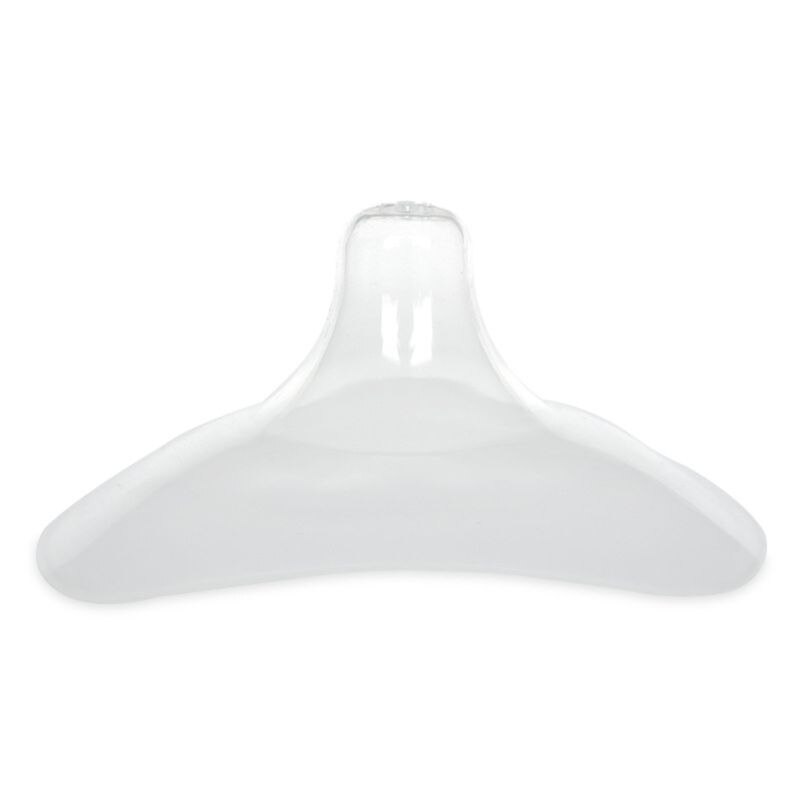 1 coppia silicone Tettarelle Da Biberon Scudo ultra-sottile Latte Infermieristica papilla Reggiseno Borsette Maternità Al Seno Del bambino di Silice Biberon di Latte Della Copertura