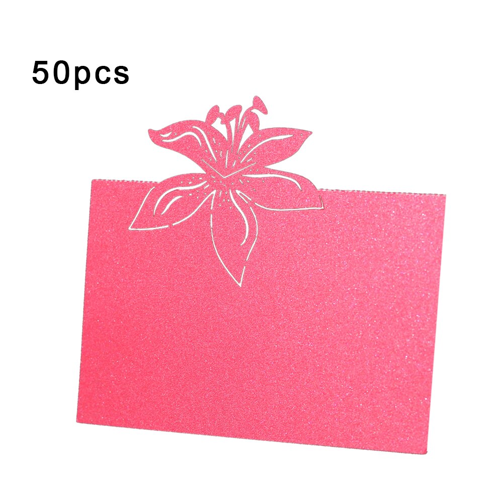 50pcs White Lace Name Place Cards Wedding Decoration Table Decor Table Name Message Greeting Card Baby Shower Party Supplies: as picture5