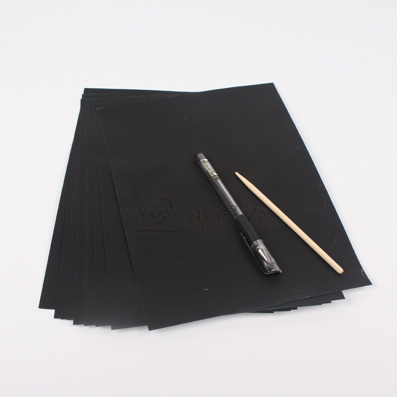 3242 Scratch Art Paper Children 16K Colorful Scratch Drawing Paper