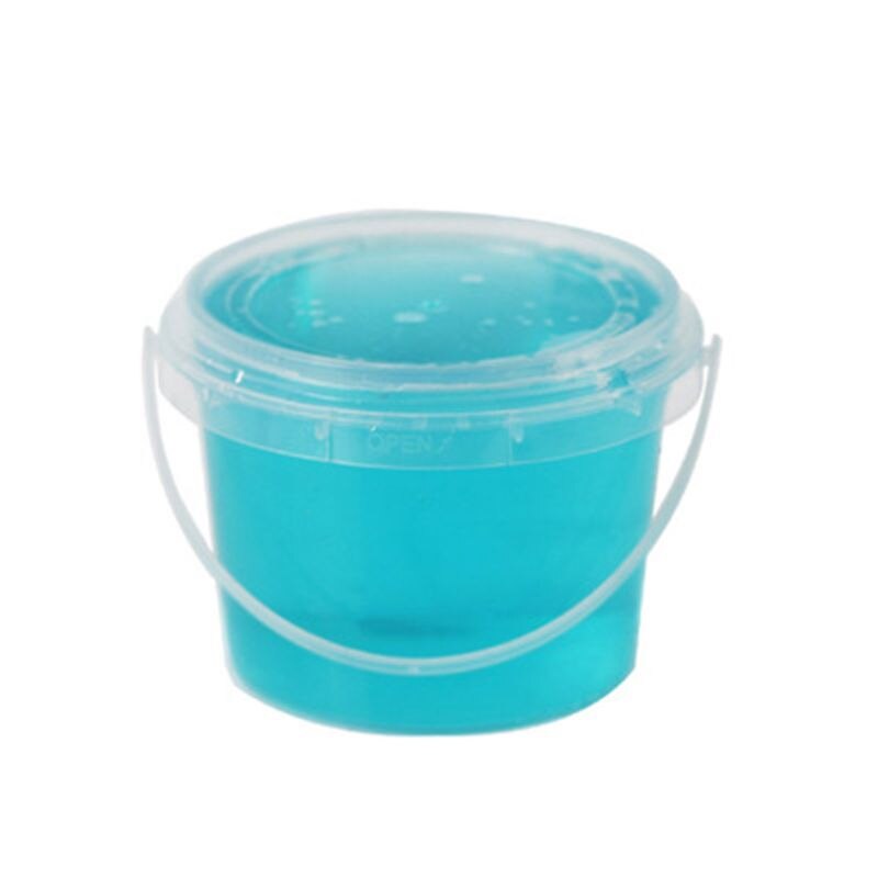 Draagbare Slijm Opslag Container Vat Schuim Bal Organizer Voor Lichte Klei Schuim Slime Modder 0.5L