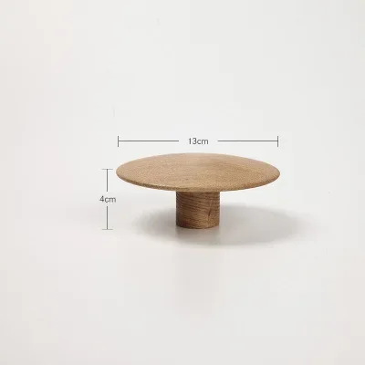 Gancho de madera maciza para colgar ropa con forma de seta, vestíbulo , colgante de pared de salón, gancho circular para ropa, perchas para sombreros: YELLOW