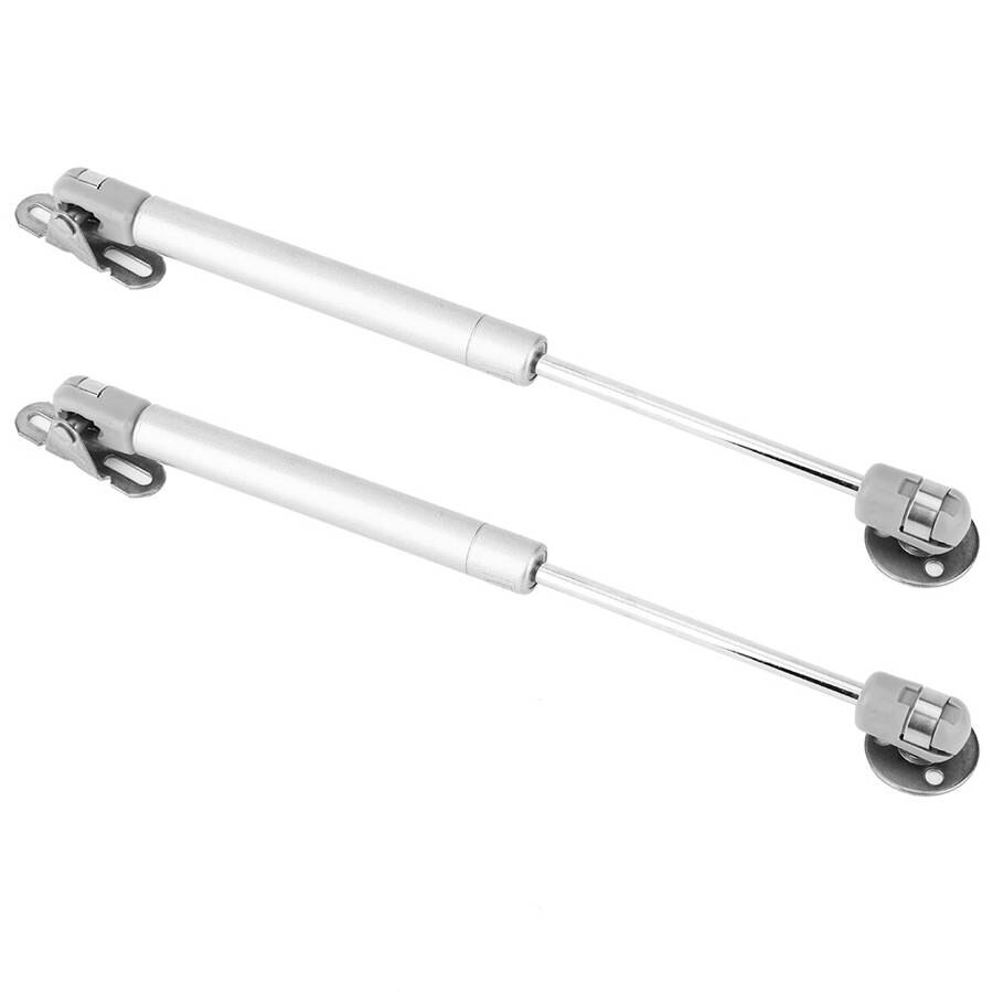 2Pcs 100N Furniture Cabinet Flap-Up Door Gas Spring Strut Pneumatic Lift Support: Plastic head
