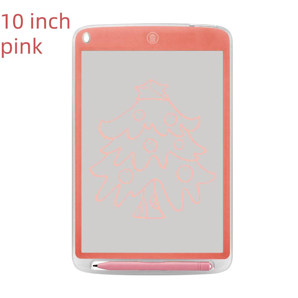 Ultra Thin Graphics Board Calligraphy Doodling Drawing Board Handwriting Pads LCD Mini Convenient LCD Writing Tablet 6.5inch: 10 inch pink