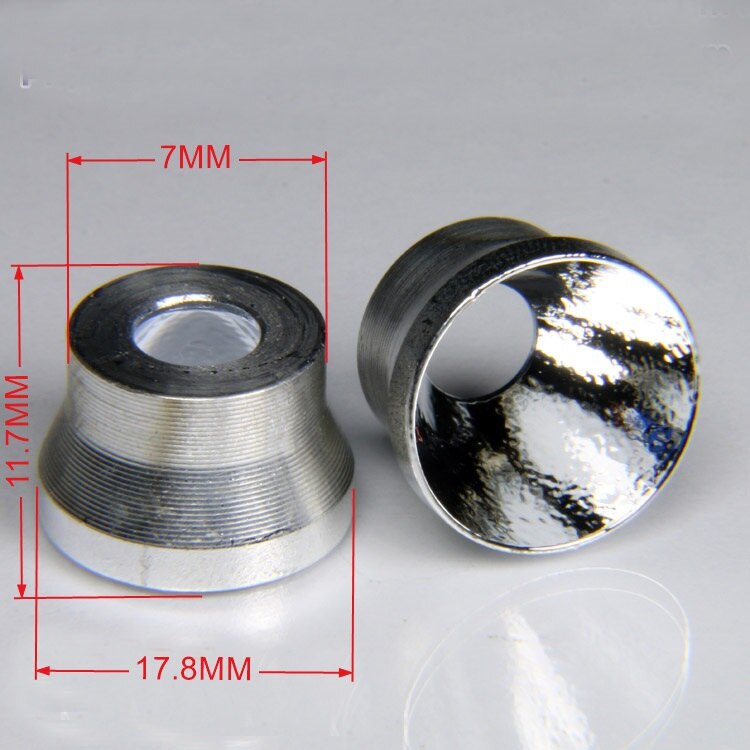 Replacement Aluminum Reflector Cup for CREE XRE R2 R3 R5 Q5 T6 U2 L2 LED Flashlight Torch DIY Lamp stainless steel Torch
