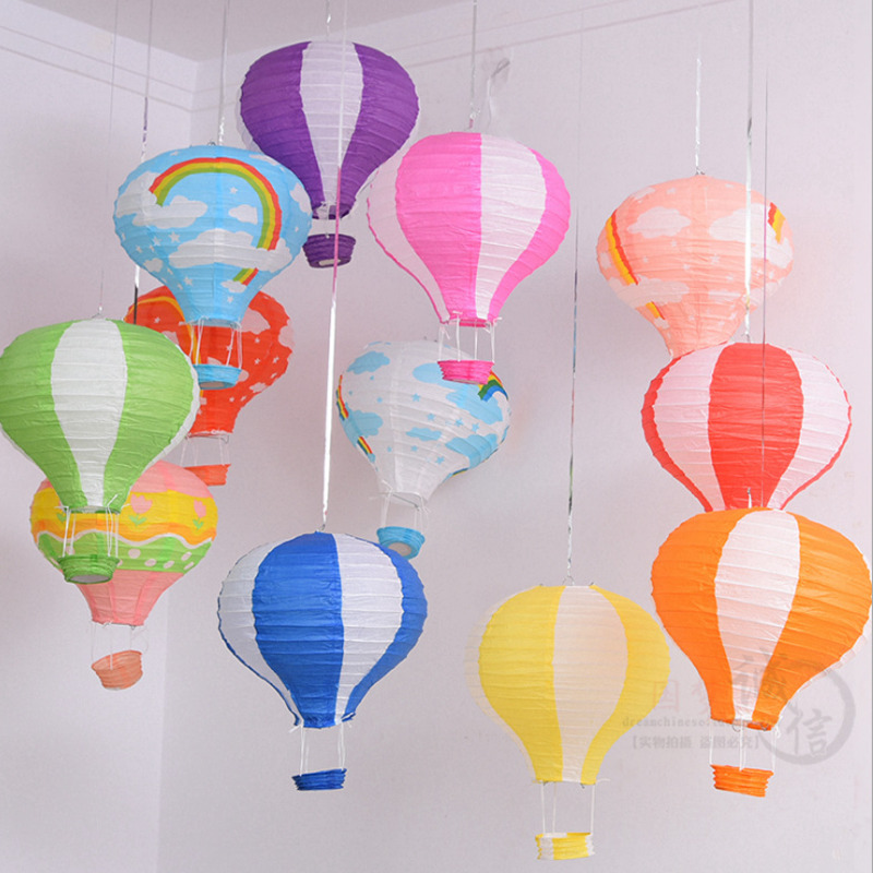 Heißer Luft Papier Laterne Dekoration Lampenschirm Weihnachten Hochzeit Party Festival Ballon Schlafzimmer Spaß Lampe Dekor Dekorationen