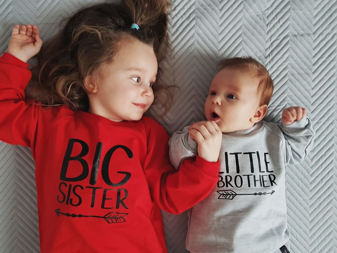 Focusnorm Herfst Peuter Kinderen Meisjes Jongens Sweatshirt Brief Afdrukken Trui Lange Mouw Mooie Tops Outfits 1-6Y