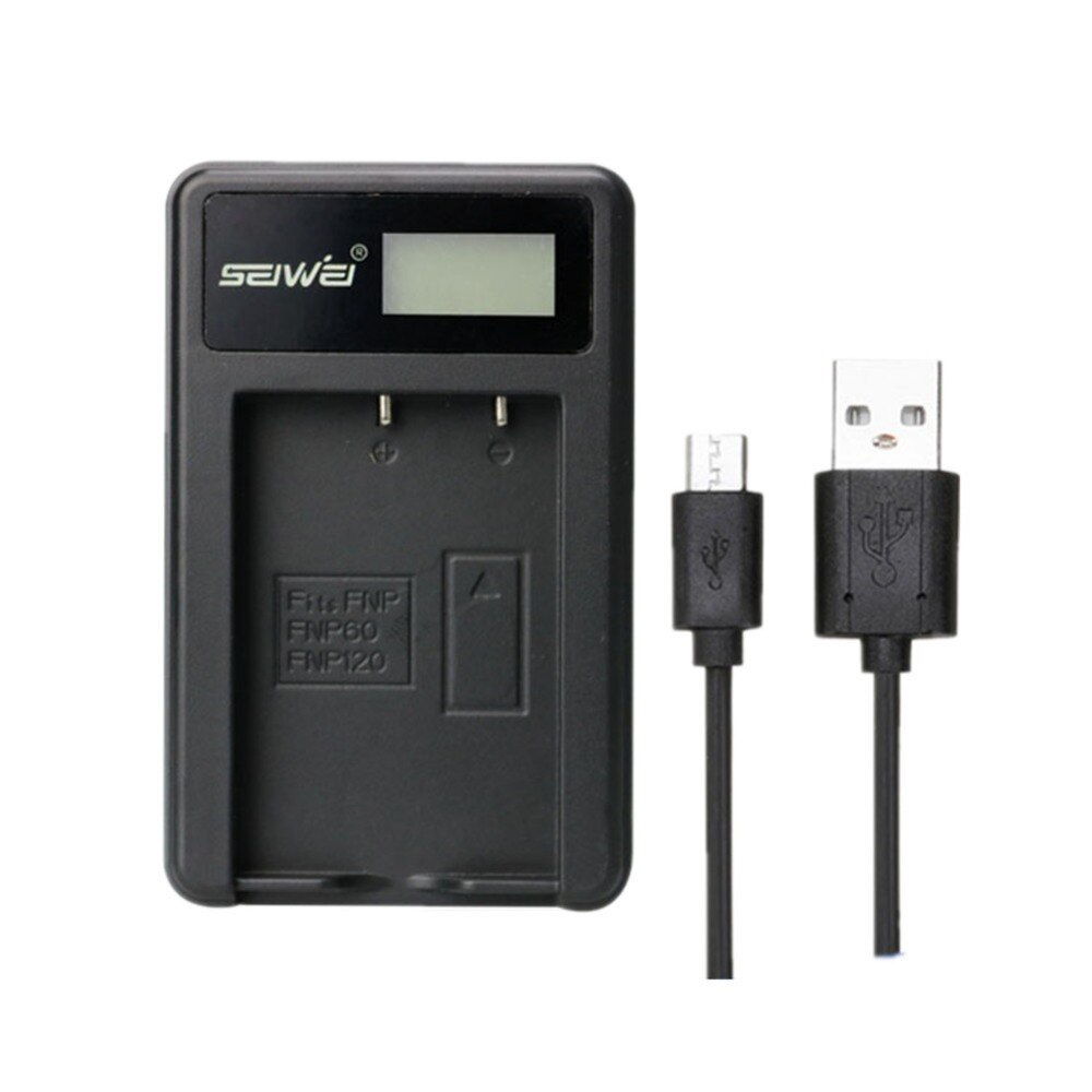 Kamera-Akku (2 Stück) Als Ersatz Für Casio NP-60 - 600mAh 3,7V Li-Ion