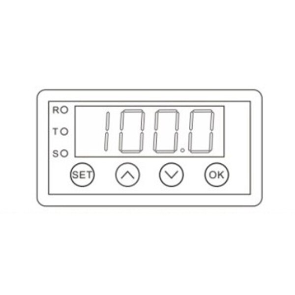 Digital Display Meter 0-10V 0-20MA 2-10V 4-20MA Analog Input Display Table Digital Display Head with RS485 Version