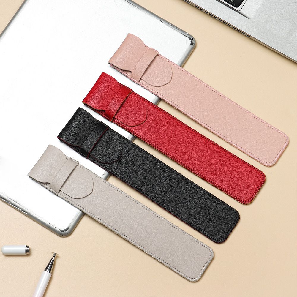 Funda de cuero PU para Apple Pencil Case, funda protectora para tableta Touch-Stylus, iPad Pro