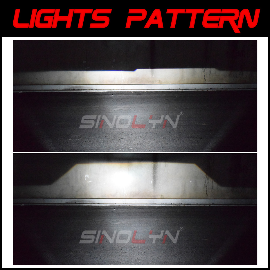 Sinolyn Winkel Augen Scheinwerfer Linsen H4 H7 Bi-Xenon-Objektiv 2,0 versteckt Projektor LED Halos Für Autos Zubehör Nachrügestochen verwenden H1 Xenon