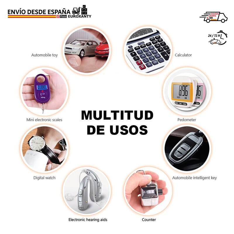 Euroxanty®| Batterijen LR44 | AG13 | Batterij LR44 | LR44 Batterij | Knop Batterijen LR44 | Batterij Horloge | Batterij knop Batterij | Klok Batterijen