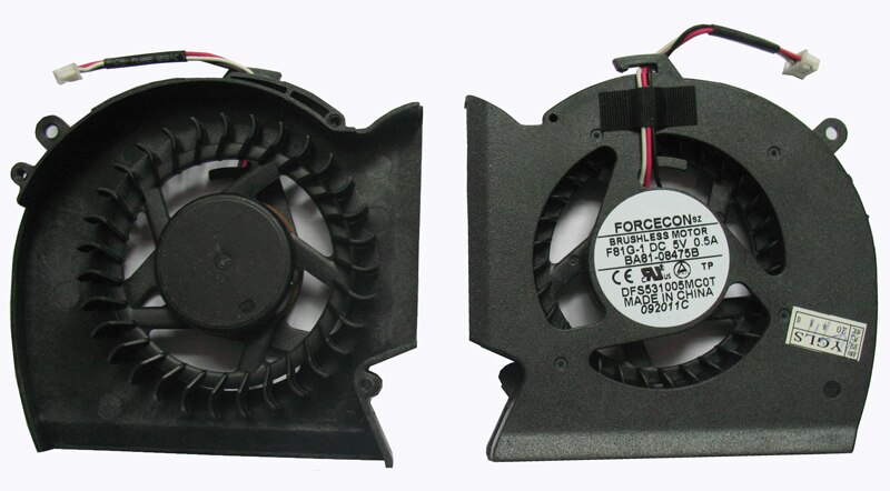 Ventilador de refrigeración de CPU para SAMSUNG, P530, R510, R523, R525, R528, R530, R538, R540, R580, RV508, RV510, R590, BA81-08475B, KSB0705HA,