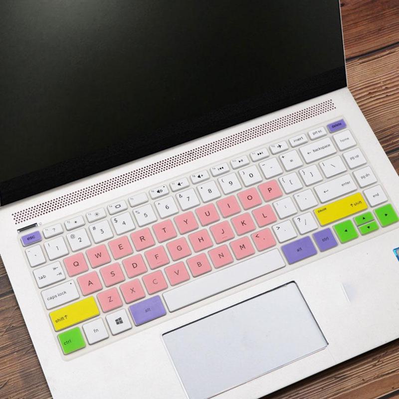 1Pc laptop folia ochronna na klawiaturę miękka klawiatura silikonowa osłona ochronna robić laptopa HP 14 "z serii 14-CD