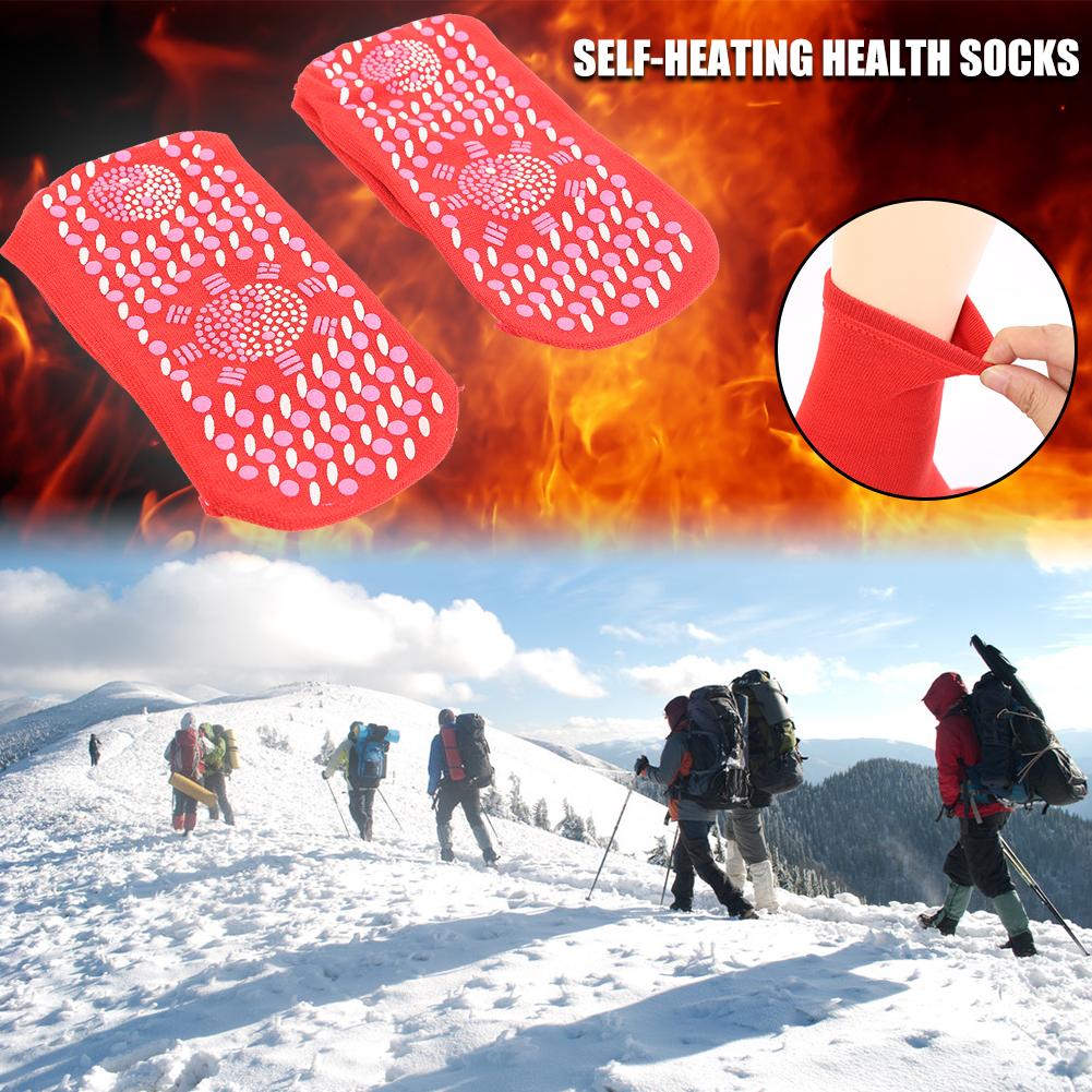 Self Heating Heated Socks For Women Men Help Warm Cold Feet Comfort Health Heated Socks Magnetic Therapy Winter Warm Foot Care