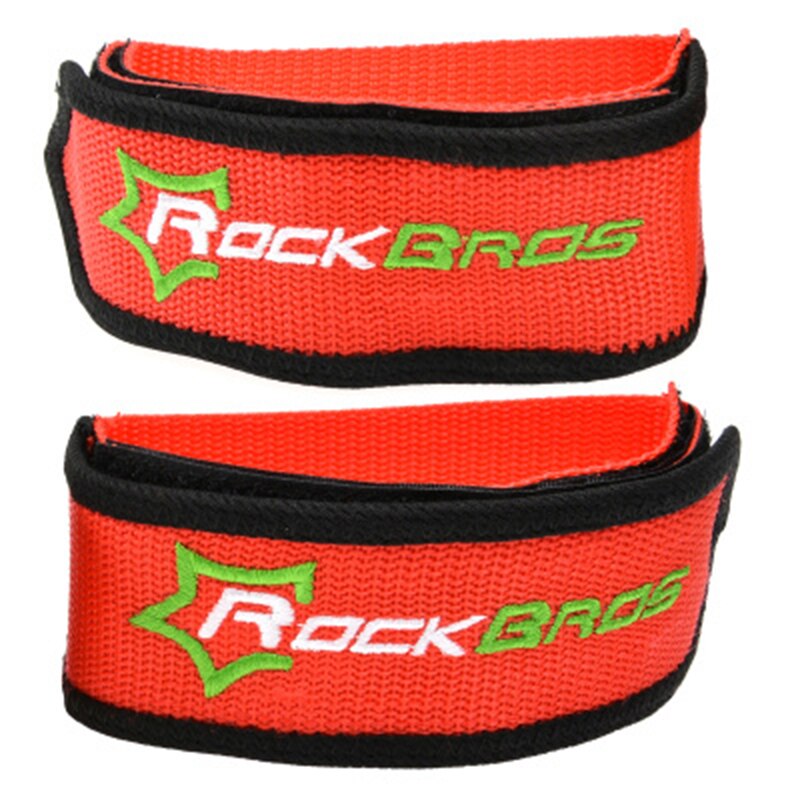 Rockbros cykel fast gear cykel pedaler bånd fødder sæt med stropper beam fod cykel cykel anti-skrid cykel pedaler rem
