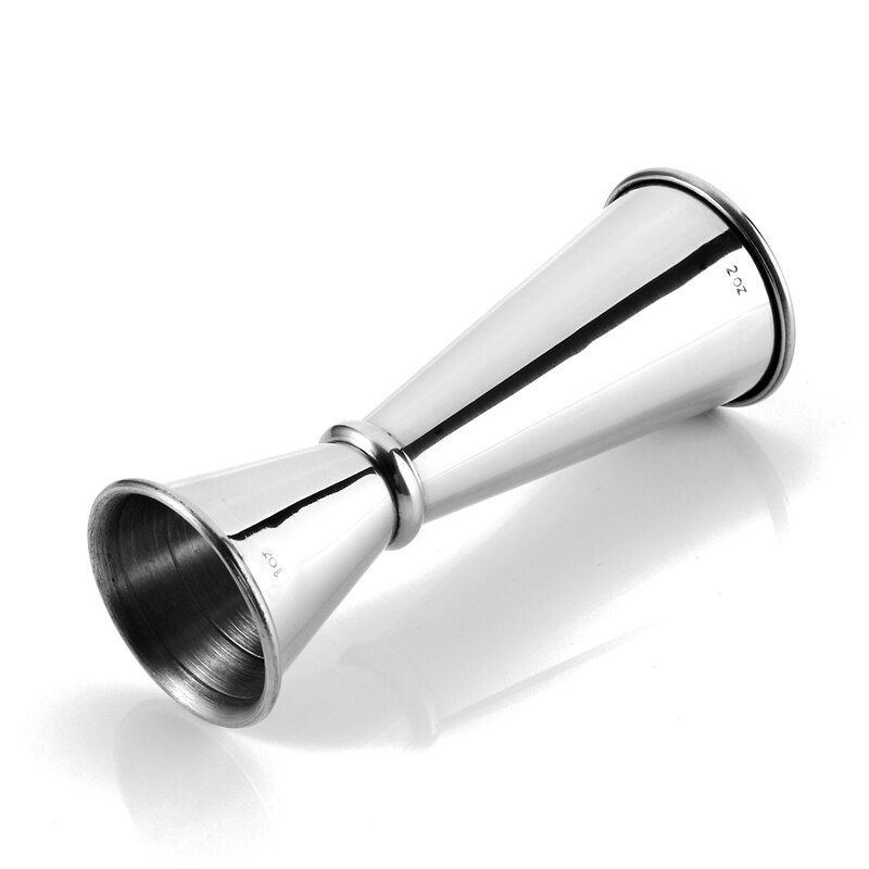 Premium Greenhill Double End Cocktail Jigger, 25/50 ml &amp; 1/2 oz with Inside Markings, 18/8 Stainless Steel Barware