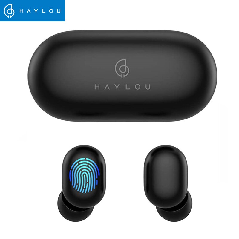 Haylou GT1 TWS 5.0 Bluetooth Earphone Headset gamer low latency HIFI wireless headphones with micro for Xiaomi Samsung Huawei: Haylou GT1 Black