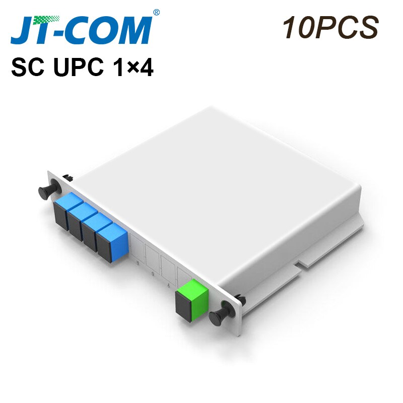 PLC Cassette Insertion Type SC APC 1x4 Fiber Optic Splitter 1x8 SC UPC Fiber Optical Box FTTH 1x16 PLC Splitter box: 1x4 SC UPC 10pcs