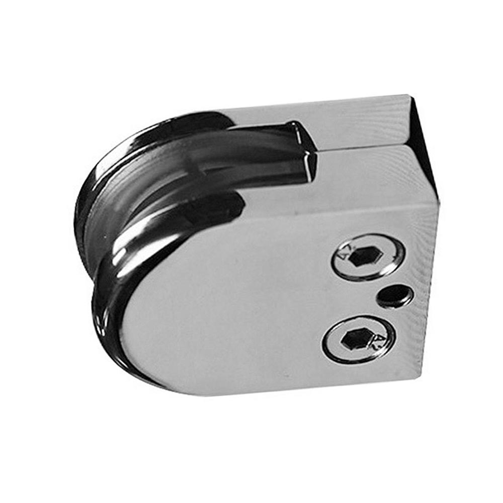 6-8mm Stainless Steel Glass Clamps Wall Mounted Glass Shelf Clamp Bracket Flat Clip Clamp Furniture Hardware