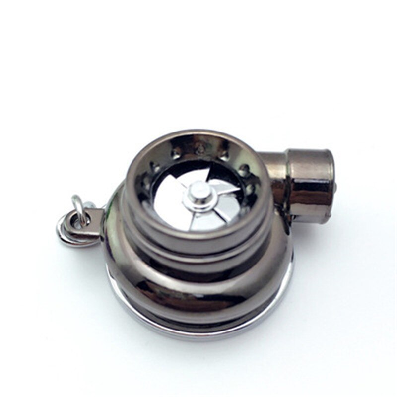 Mini Turbo Turbocharger Keychain Spinning Turbine Key Chain Ring Keyring With light Keyfob Car Keyring Car Interisor Accessorie: 10