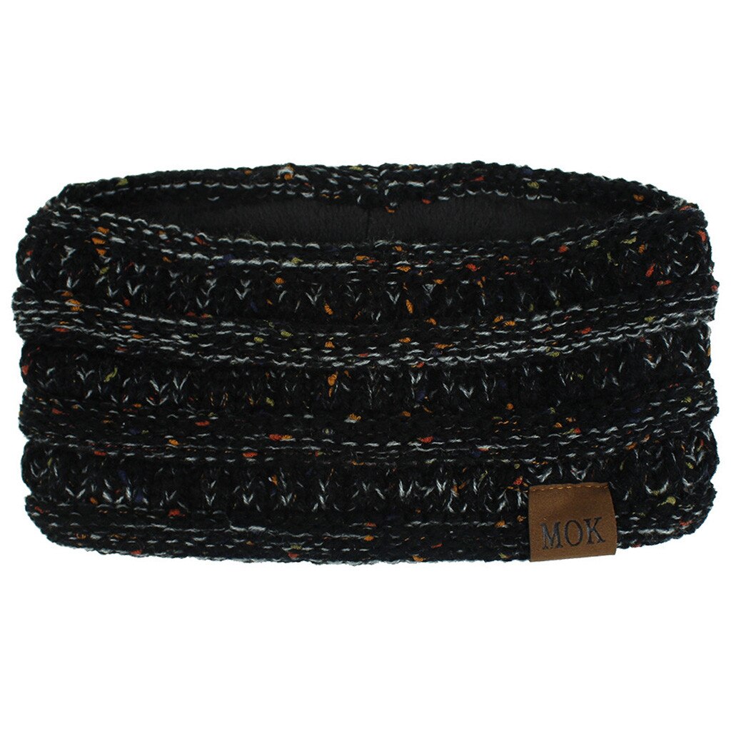 Fascia Capelli Haaraccessoires Vrouwen Beschermd Houden Warm Breien Hoofdband Handgemaakte Sport Haarband Brede Zijde Haarband: Donkergrijs