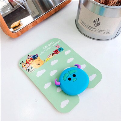 Support de téléphone portable universel pour chaton, support télescopique pour téléphone portable avec airbag de dessin animé, support de téléphone portable pour iphone  x 7: 11