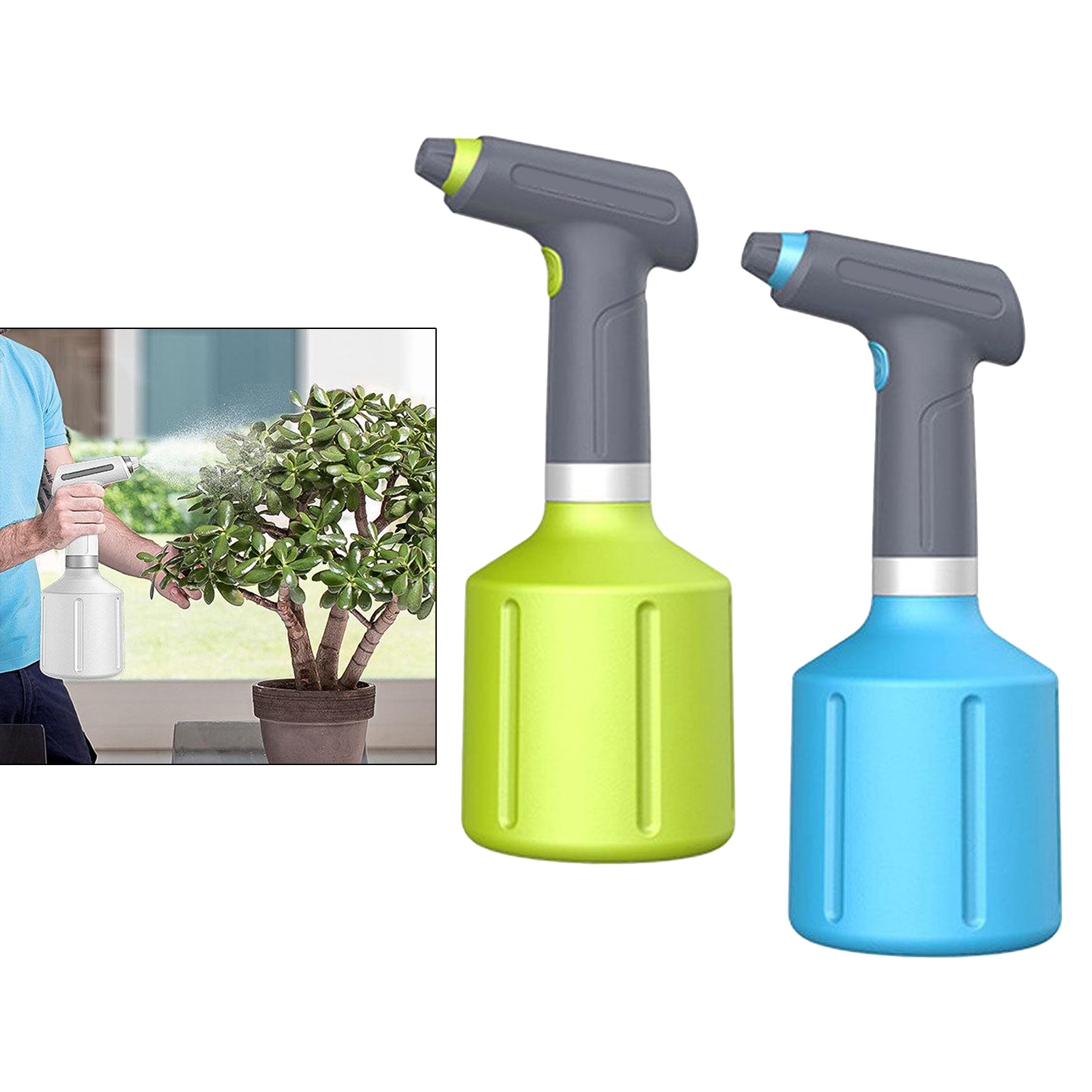 2Pcs Electric Plant Spray Bottle Automatic Watering Fogger USB Garden Tool