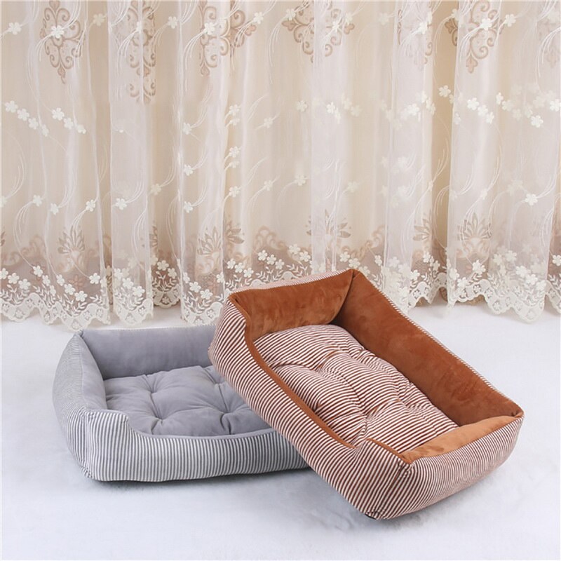 Cama suave para perro, caseta de cama para cachorro peluche acogedor, nido para casa de perro pequeño, mediano y grande, 4 Uds.