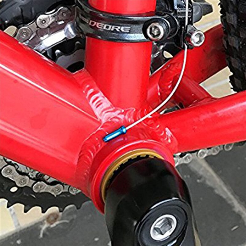 10 stk cykelbremse gear kabel ferrule cap kabel ender cykel indvendig wire legering crimps nippel cover cykel tilbehør 4 farver