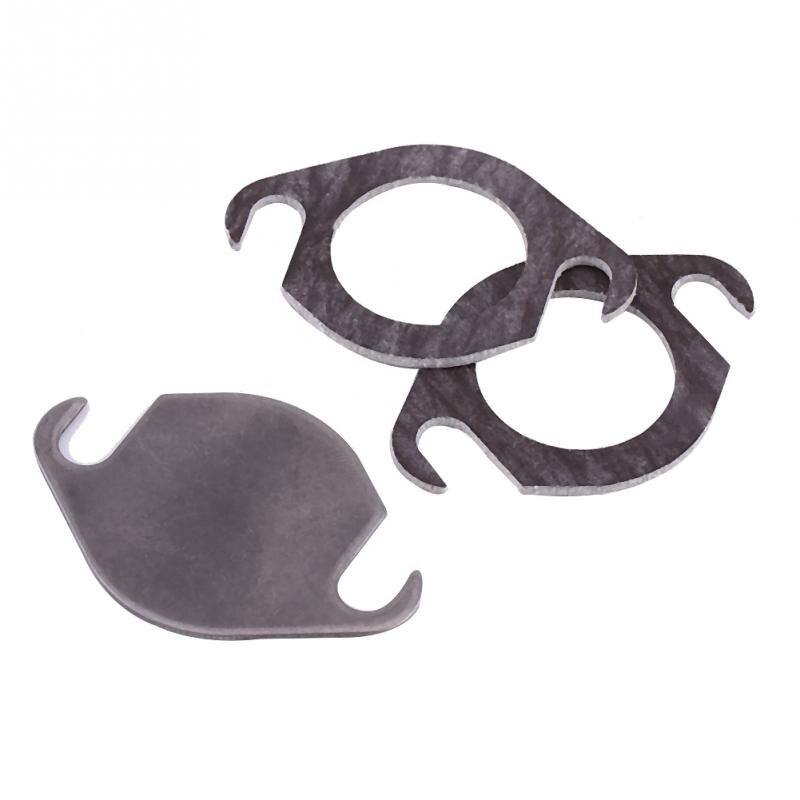 2PCS EGR Valve Blanking Block Plate Kit Fit for RENAULT ESPACE LAGUNA MASTER TRAFIC VAUXHALL MOVANO EGR Valve Plate: Default Title