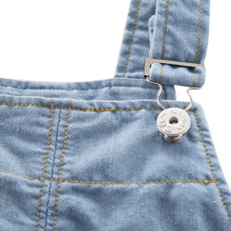 Weixinbuy Peuters Baby Jongens Meisjes Jarretel Broek Kinderen Katoen Elastische Denim Broek Overalls Trouserss