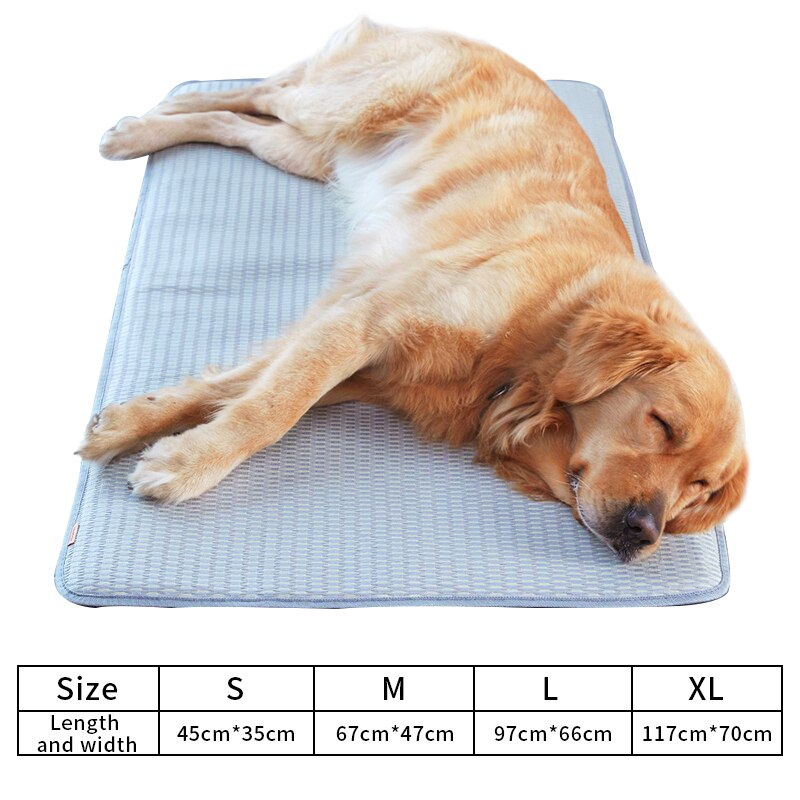 Hoopet Huisdier Zomer Koelmat Hond Zomer Bed Kat Mat Mascotas Cama Perro Sofa Voor Honden Huis: S / Thee Bruin