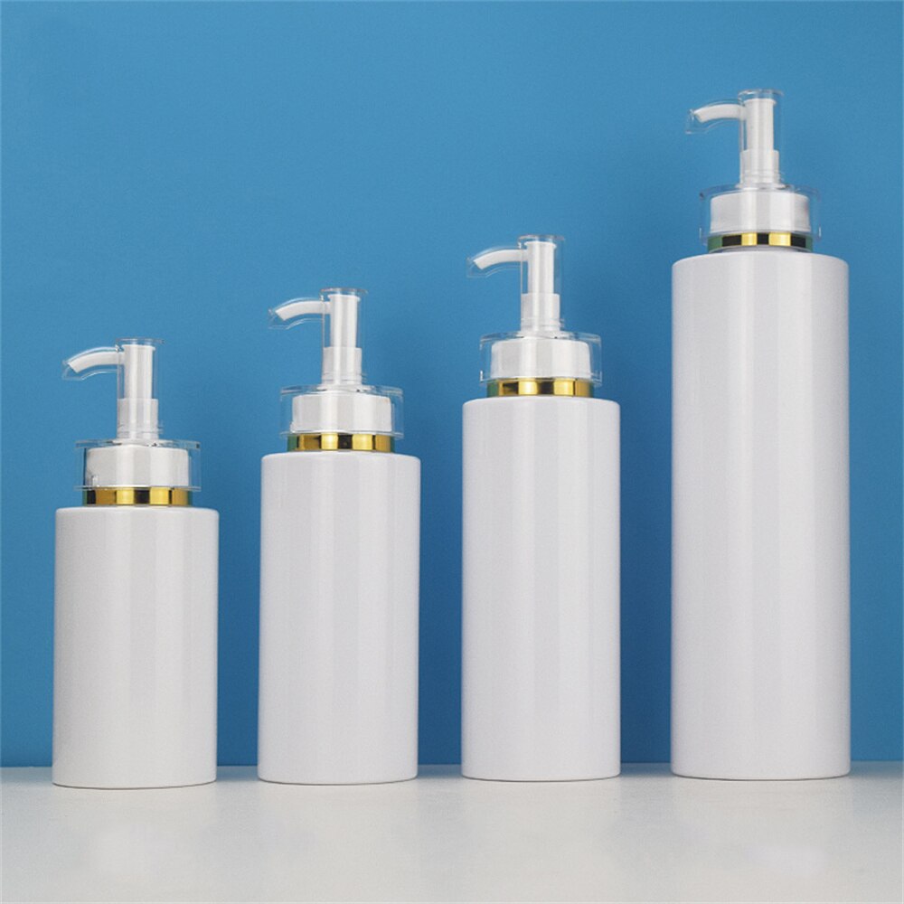 Cosmetica Hervulbare High-End Hoofd Pomp Acryl Flessen Spray Flessen Vloeibare Shampoo Douchegel Flessen Home Bad Supply