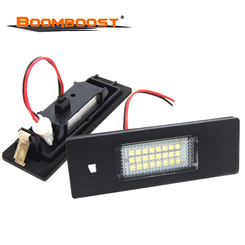 1 einstellen/2 stücke 3528 SMD 24 Leds Stamm Lampe DC12V Für BMW E81 E87 E63 E64 E89 Z4 f20 F21 DXY88 Auto FÜHRTE Lizenz Nummer Platte Licht