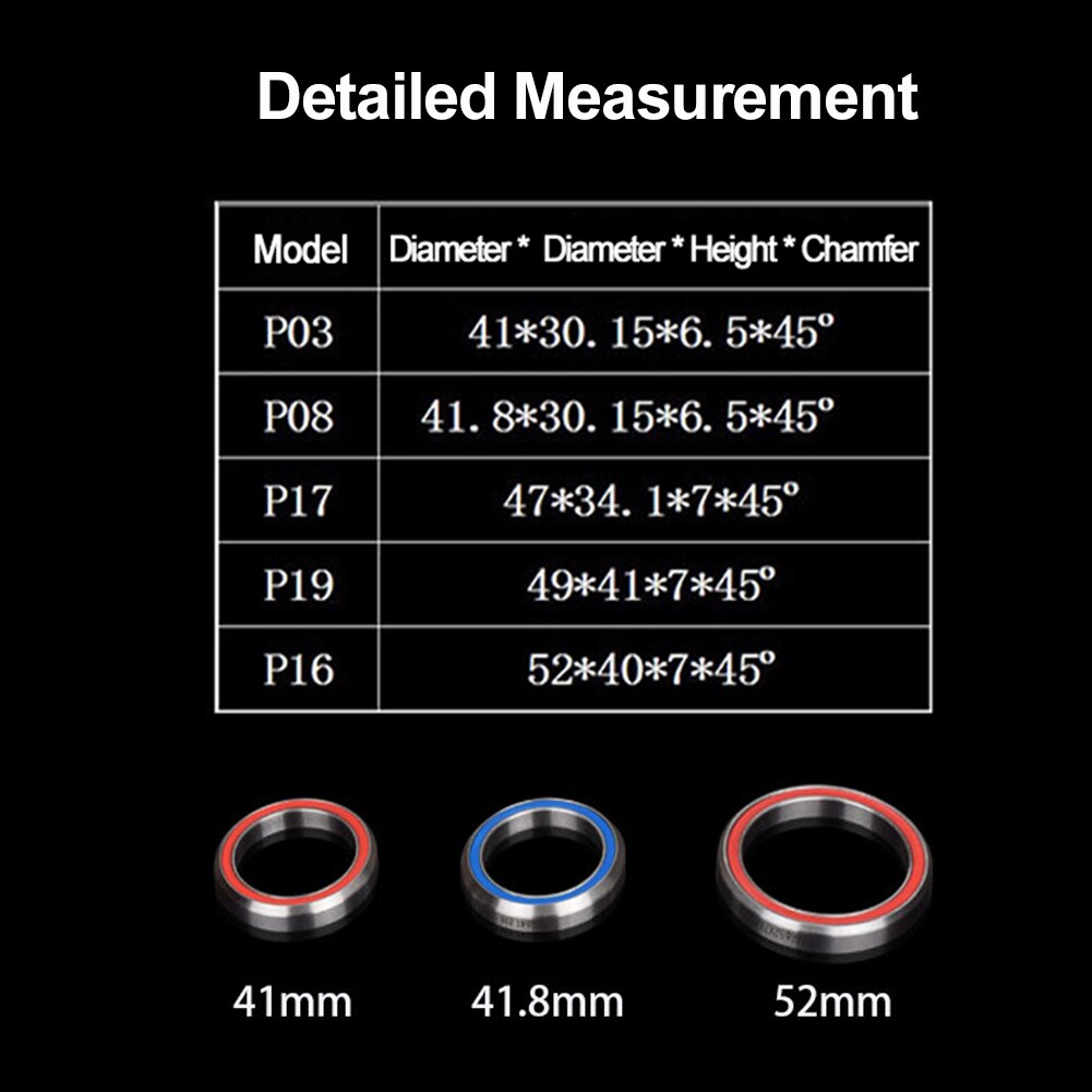 Bike Headset Bearing Fiets Headset Verzegelde Ring Lager Onderdelen Headset Top Cap Lagers Voor Mountain Mtb Bike