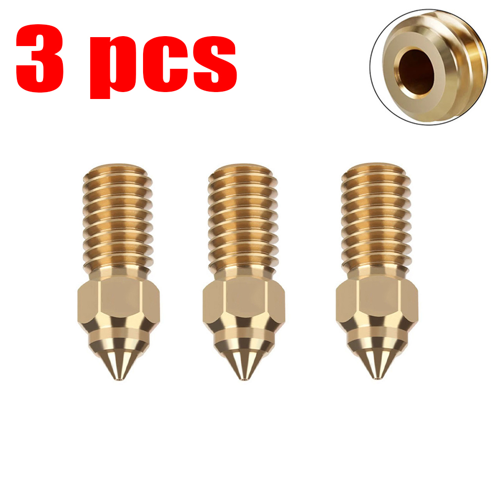 Nozzle For ELEGOO Neptune 4 Nozzle For Elegoo Neptune 4 pro Nozzles Brass Stainless Steel Hardened 0.2 0.4 0.6 0.8 1.0mm: 0.2mm / WHITE